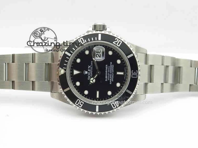 Metal Bracelet 16610 Submariner LN SH3135 Bezel JF Black Edition SS Best On 1:1 1231